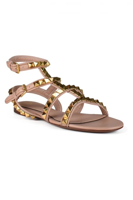 Valentino Garavani Rockstud Sandalen Roze - Image 3