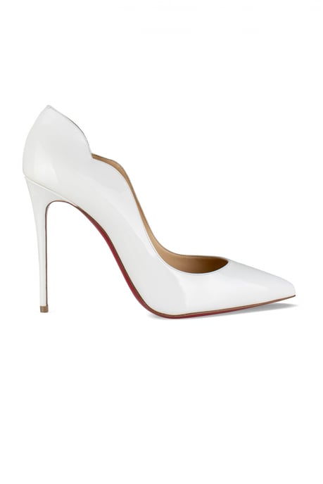 Christian Louboutin pompt Hot Chick White - Image 1