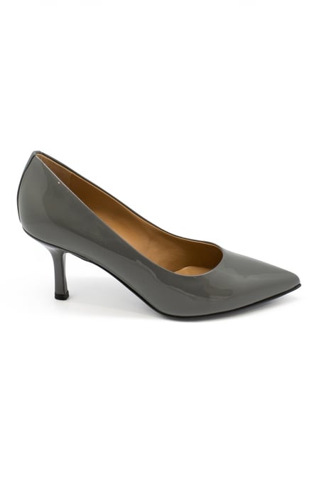 Walter Steiger leren pumps grijs - Image 1