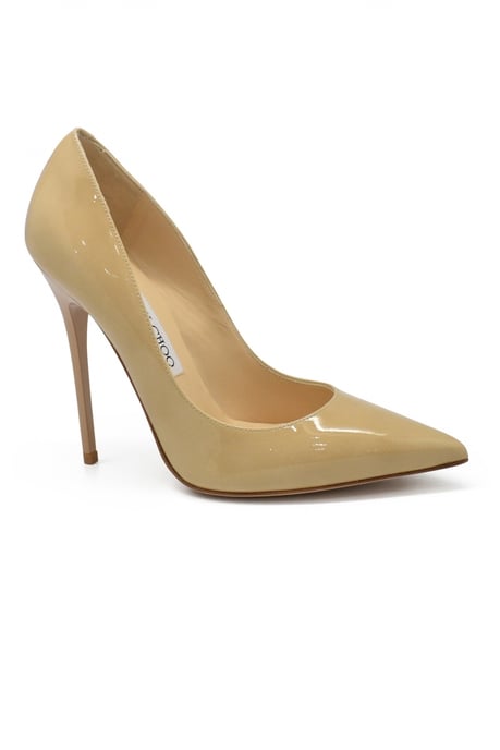 Jimmy Choo Anouk Pumps Beige - Image 3