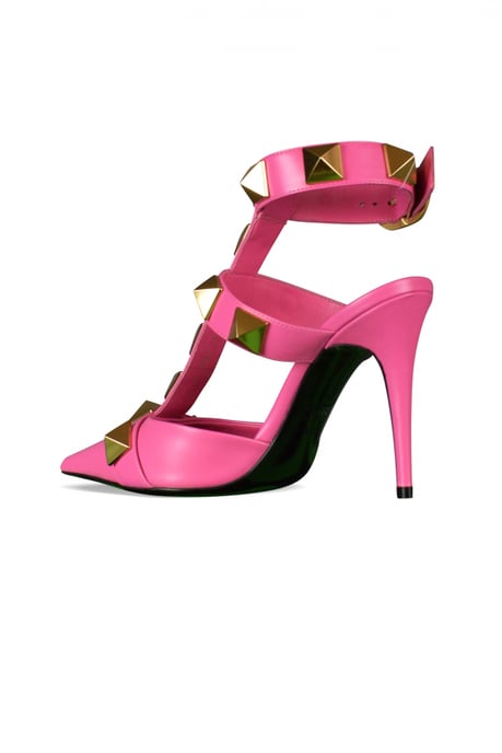 Valentino Garavani Romeinse studpumps roze - Image 4