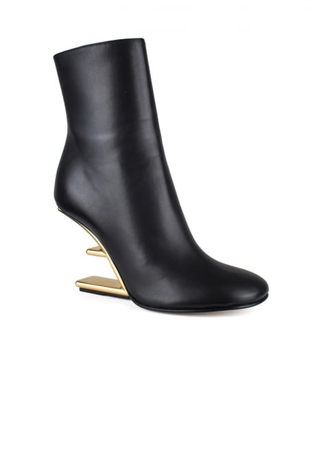 Fendi Eerste Enkellaarzen Zwart - Image 3
