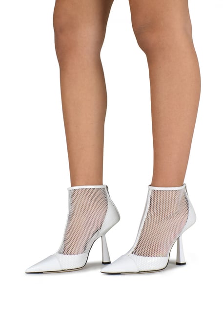 Jimmy Choo enkellaarzen Kix 100 wit - Image 2