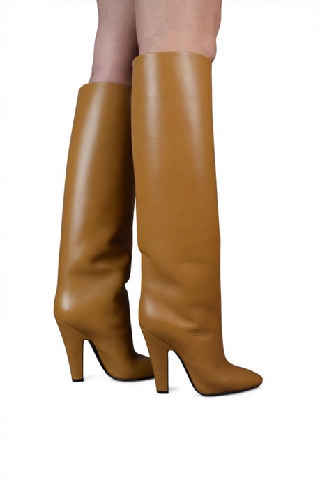 Saint Laurent laarzen Tubes 68 camel - Image 2