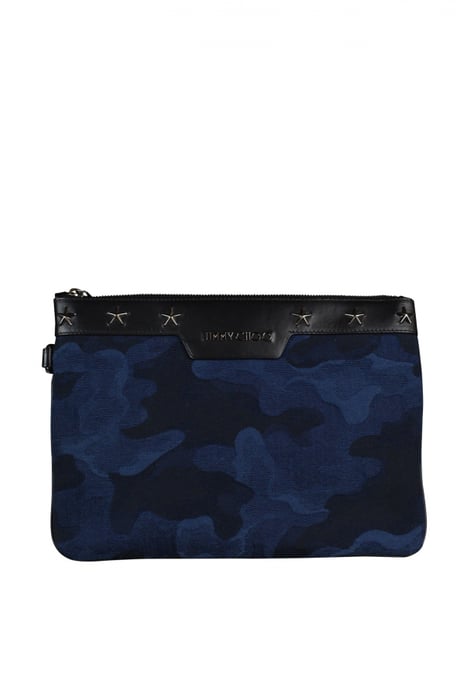 Jimmy Choo Derek clutch blauw - Image 1