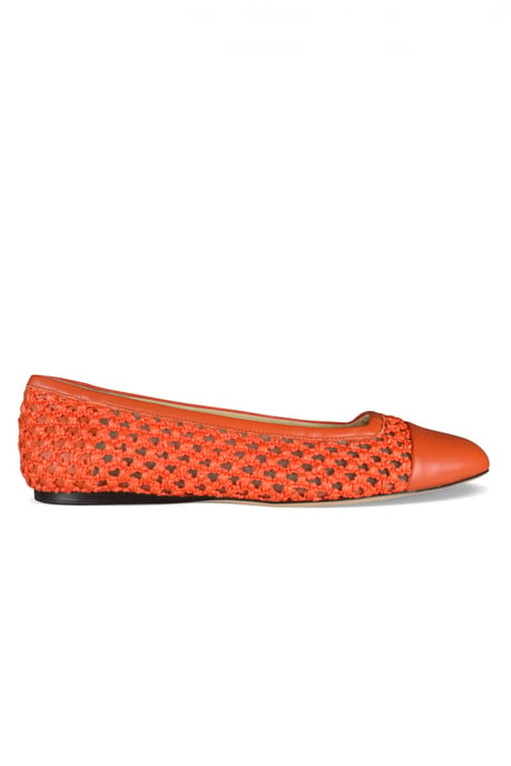 Jimmy Choo WATSON ballerina's oranje - Image 1