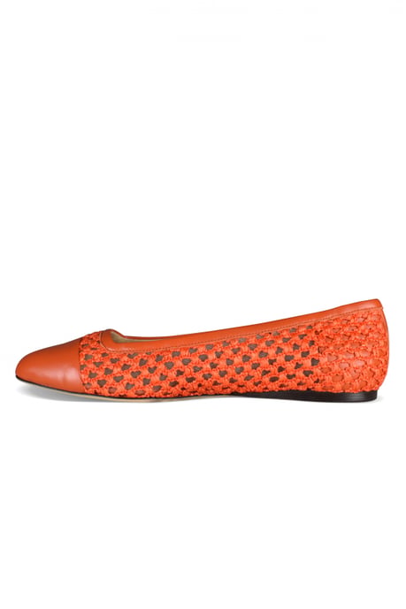 Jimmy Choo WATSON ballerina's oranje - Image 4