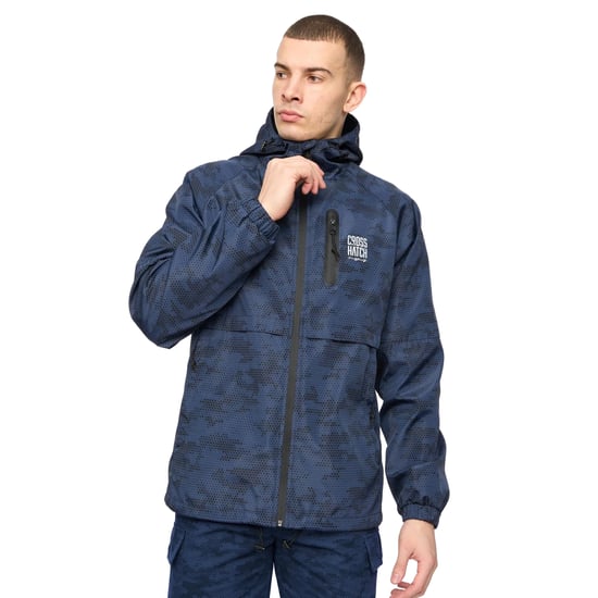 Crosshatch Heren Janscore Jacket (Marine) - Image 1