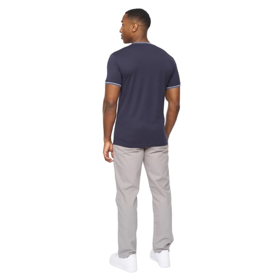 Crosshatch Heren Shellworth T-Shirt (Marine) - Image 2
