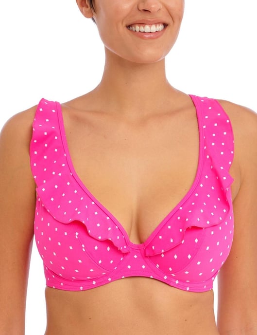 Freya Jewel Cove Underwired High Apex Bikini Top - Image 5