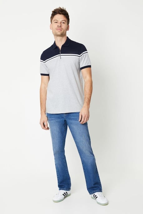Mid Wash Bootcut Jeans - Image 1