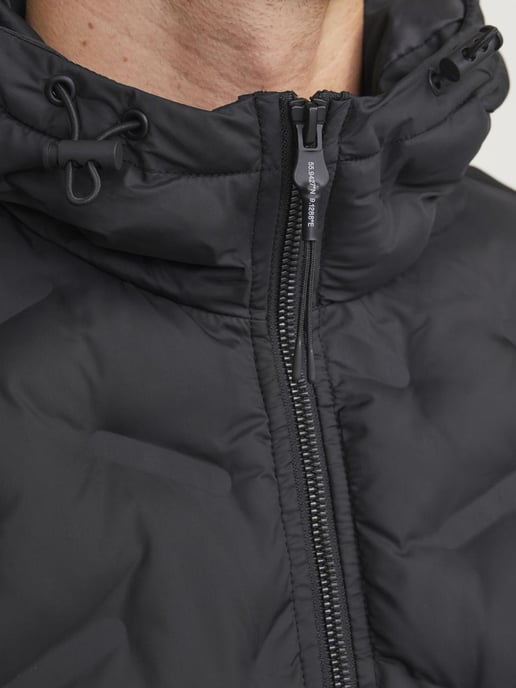 Jack & Jones Outdoorjas Heat Hybrid Jacket Zwart - Image 4