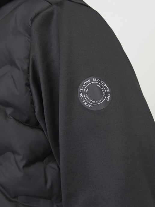 Jack & Jones Outdoorjas Heat Hybrid Jacket Zwart - Image 5