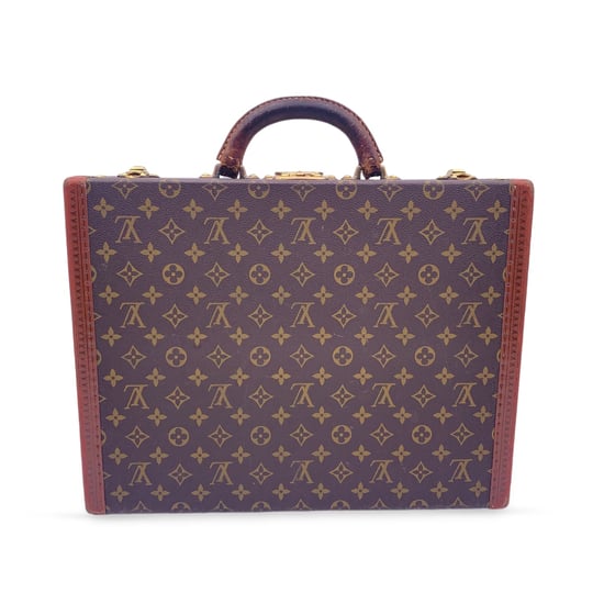 Louis Vuitton Vintage Stoffen Aktetas President - Image 2