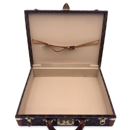Louis Vuitton Vintage Stoffen Aktetas President - Image 4