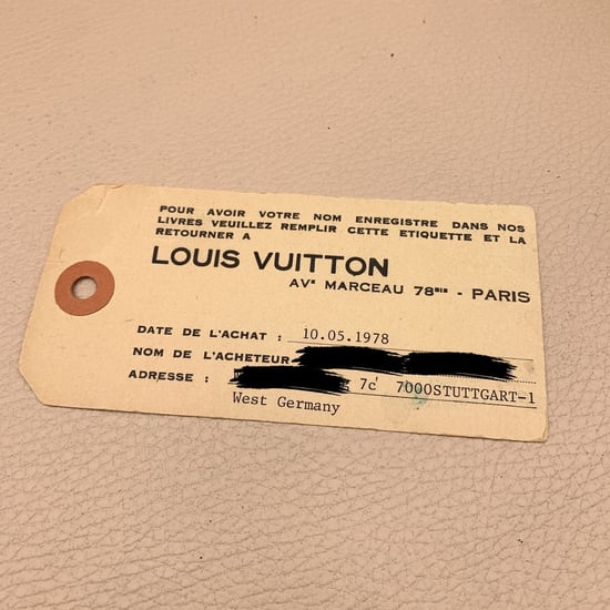Louis Vuitton Vintage Stoffen Aktetas President - Image 5
