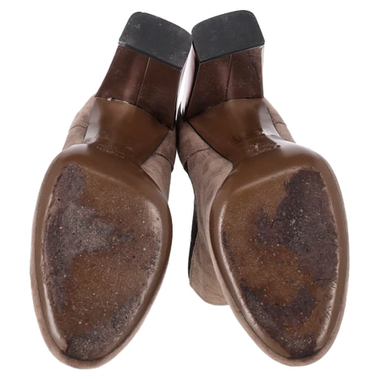 Fendi Hoge Chelsea Boots in Bruin Suède - Image 6