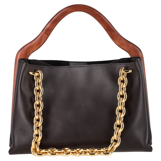 Bottega Veneta Mount Bermuda Handtas in Zwart Kalfsleer - Image 1
