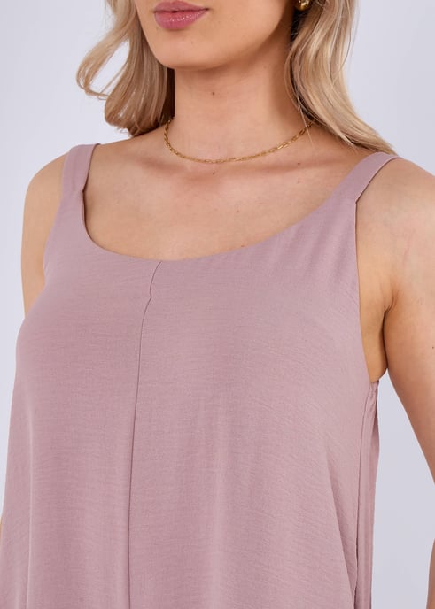 Mink Luchtstroom Jumpsuit met bandjes en wijde pijpen - Image 3