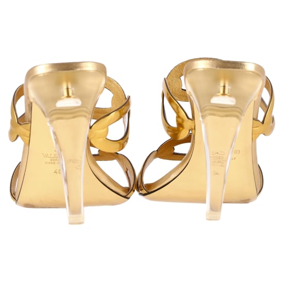 Valentino Chain 1967 110mm Muiltjes in Gouden Leer - Image 6
