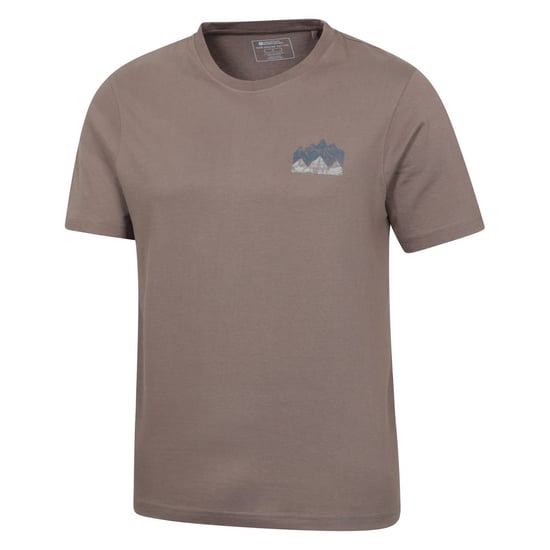 Mountain Warehouse Heren Bergtoppen T-Shirt (Donker Beige) - Image 4