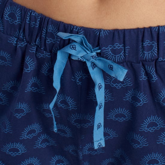 Damen-Sommerpyjama aus 100 % Baumwolle KL40000 Kurzarm-T-Shirt und Shorts, Frühlings-Sommerpyjama - Image 4