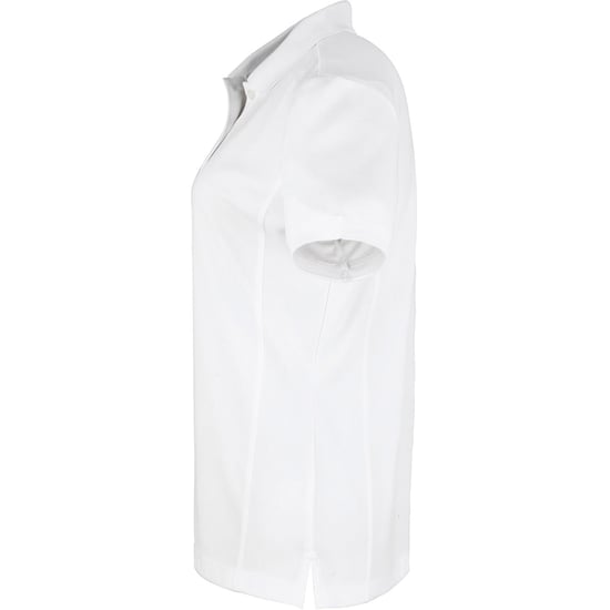Premier Dames/dames Coolchecker korte mouw Pique Polo T-Shirt (Wit) - Image 3