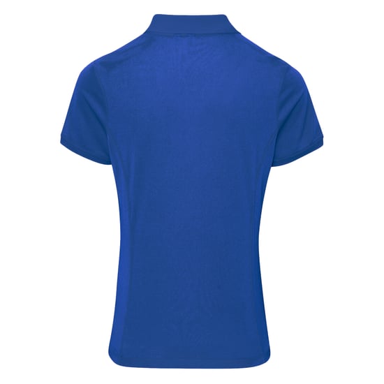 Premier Dames/dames Coolchecker korte mouw Pique Polo T-Shirt (Koninklijk) - Image 2