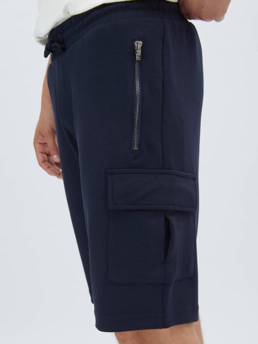 Effen gebreide casual bermuda - Image 3