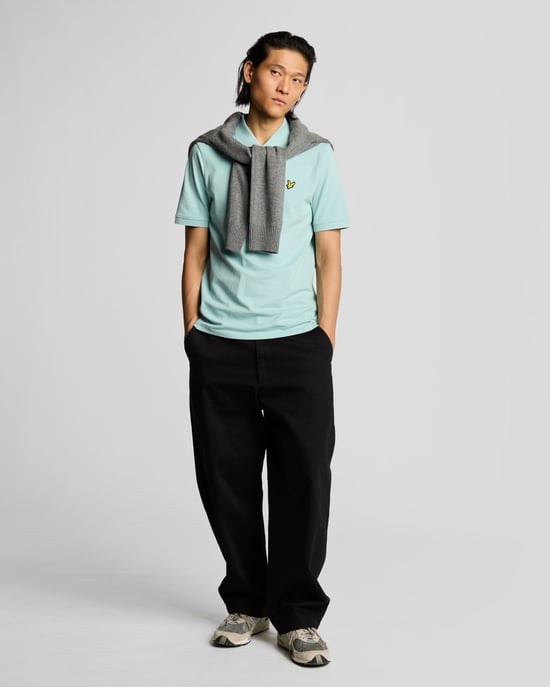 Lyle & Scott effen poloshirt - blauw - Image 2