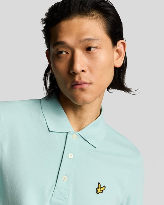 Lyle & Scott effen poloshirt - blauw - Image 4