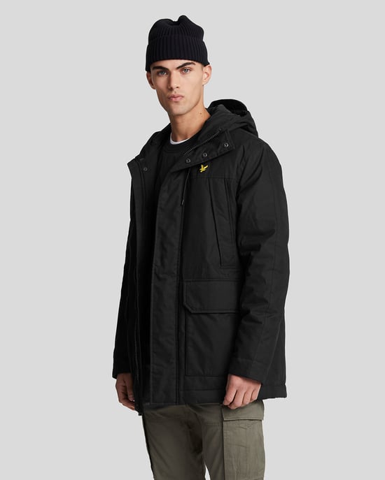 Lyle & Scott Microfleece Parka - Zwart - Image 1