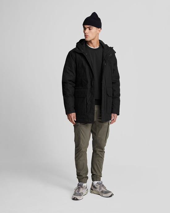 Lyle & Scott Microfleece Parka - Zwart - Image 2