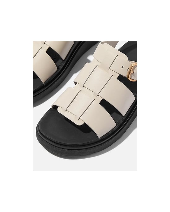 FitFlop GEN-FF Fisherman Dames Sandalen Van Leer In Beige - Image 3