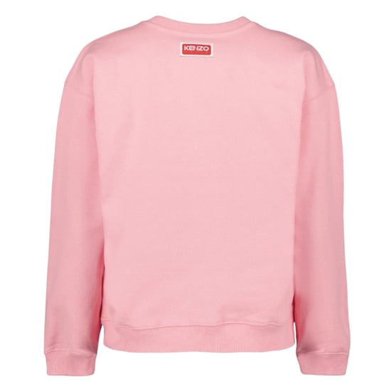 Kenzo Paris bloemlogo roze roze sweatshirt - Image 2