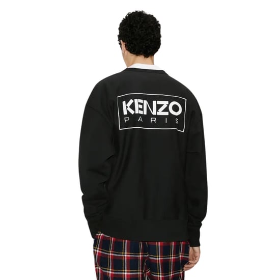 Kenzo Paris geschetst logo zwart sweatshirt - Image 4