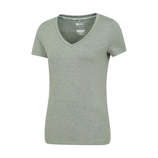 Mountain Warehouse Dames/Dames Vitaliteit V Hals T-shirt (Kaki Groen) - Image 4