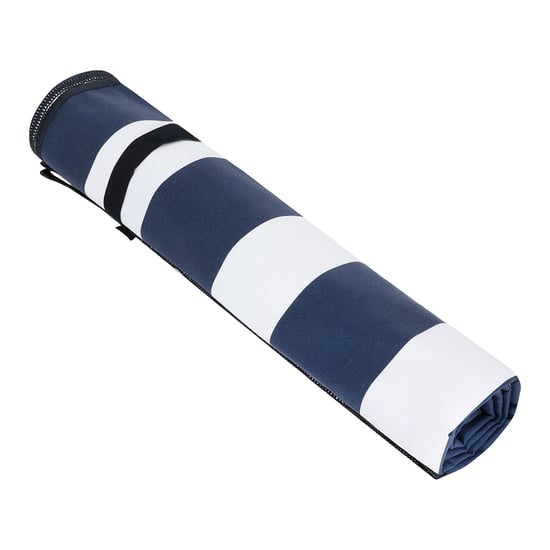 Regatta Gestreepte microvezel strandhanddoek (Wit/Zwaar) - Image 3