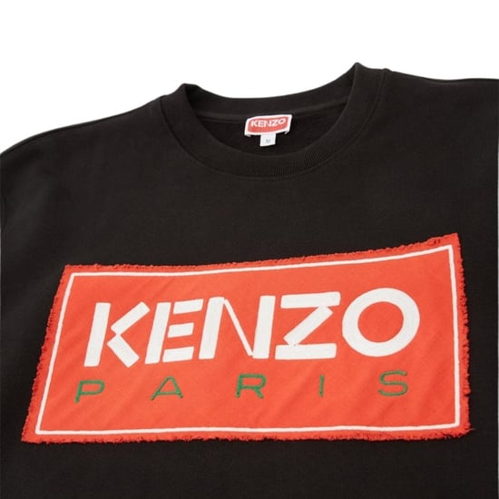 Kenzo Paris bloklogo zwart sweatshirt - Image 3