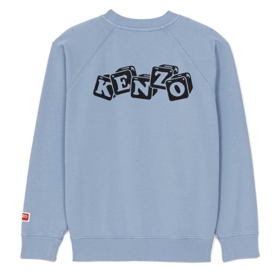 Kenzo Boke Boy Flower Grafisch lichtblauw sweatshirt - Image 2