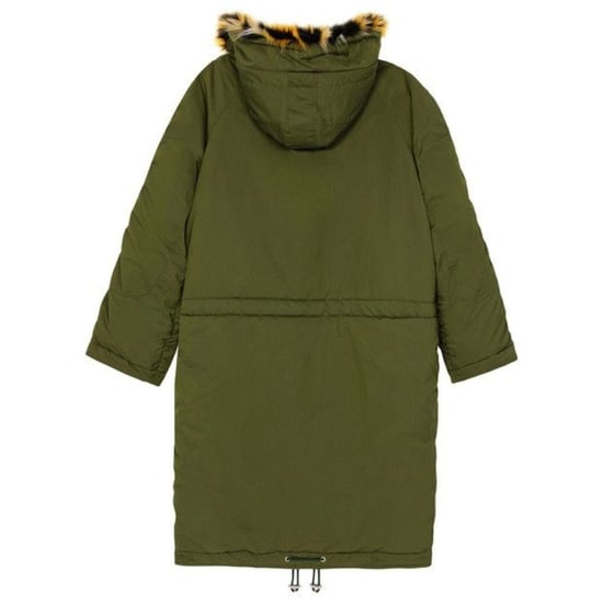 Kenzo gewatteerde parka donker kaki groene jas - Image 2