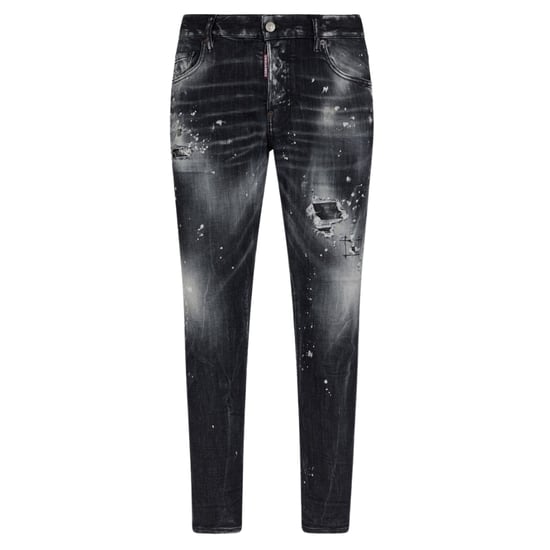 Dsquared2 Skater Jean Verfspetterde jeans met vervaagde zwarte wassing - Image 1