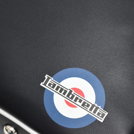 Lambretta Unisex Retro Tas voor Volwassenen (Zwart/Wit) - Image 3