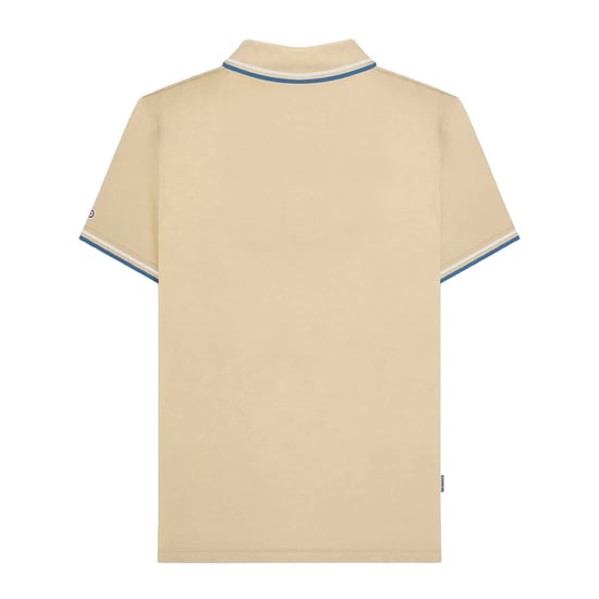 Lambretta Heren SS25 Twin Tip Poloshirt (Hout As) - Image 2