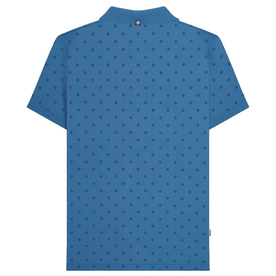 Lambretta Heren Premium Target All-Over Print Big & Tall Polo Shirt (Donkerblauw/Navy) - Image 2