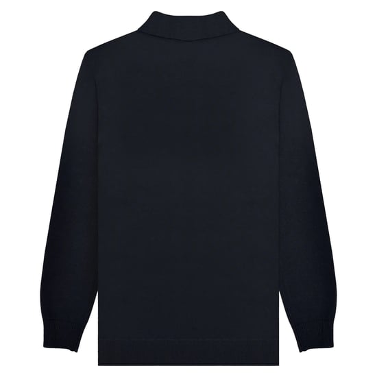 Lambretta Heren AW24 Vintage poloshirt met lange mouwen (Marine) - Image 2