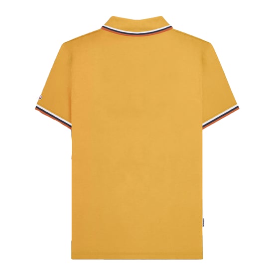 Lambretta Heren SS25 Driekleurige Polo Shirt (Goud) - Image 2