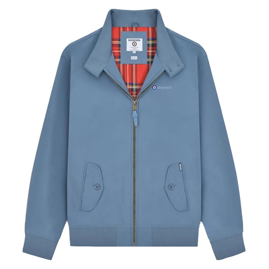 Lambretta Harrington heren douchebestendig jack (Middenblauw) - Image 1