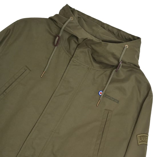 Lambretta Douchebestendige Parka Heren (Kaki Groen) - Image 3