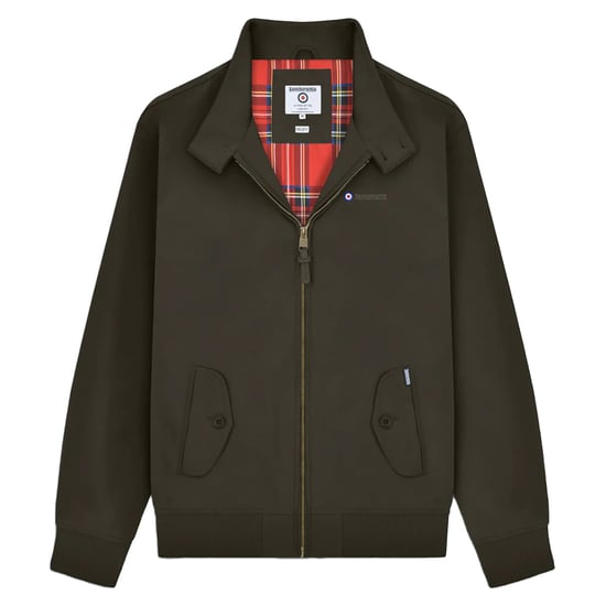 Lambretta Harrington heren douchebestendig jack (Kaki Bruin) - Image 1